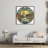 Lake-18CT Stamped Cross Stitch 25*25cm/9.84*9.84in tapestrymarket