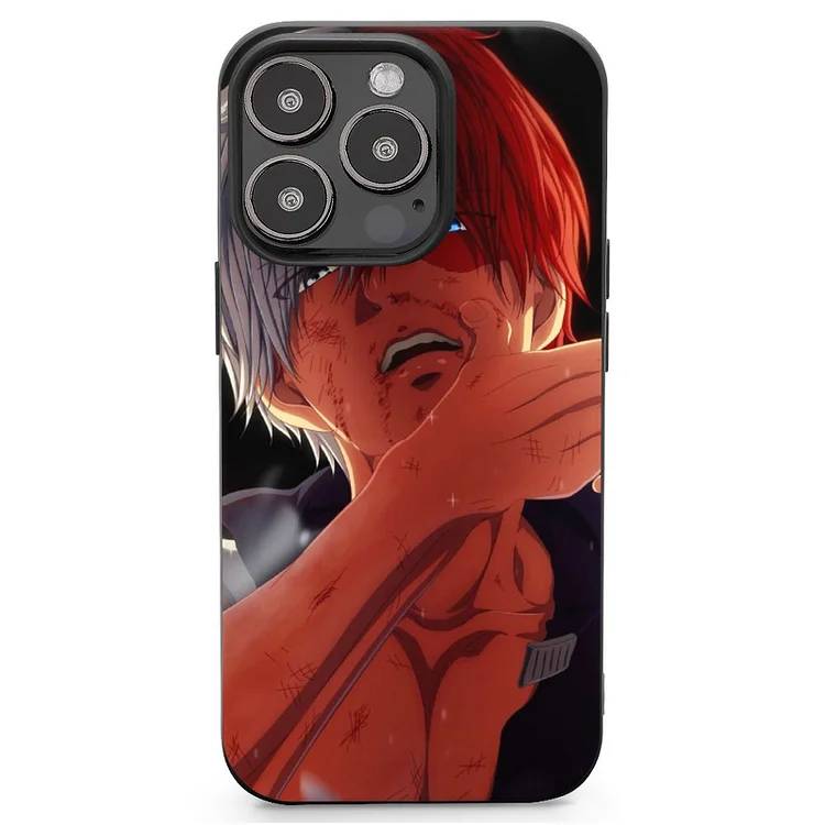 Shoto Todoroki Anime My Hero Academia Phone Case Mobile Phone Shell IPhone 13 and iPhone14 Pro Max and IPhone 15 Plus Case - Heather Prints Shirts