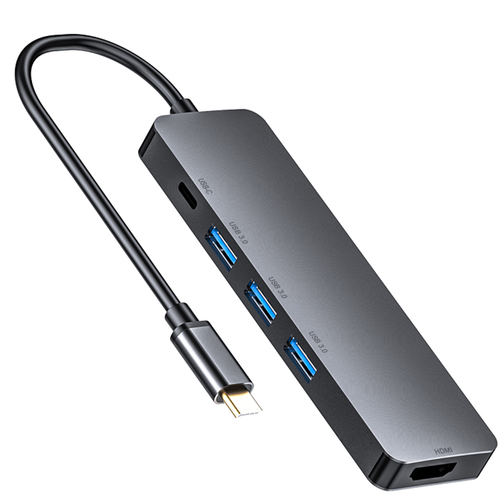 

JP-D91 5 in 1 Type-C HUB to USB-C USB3.0 HDMI PD Converter Extension Dock, 501 Original