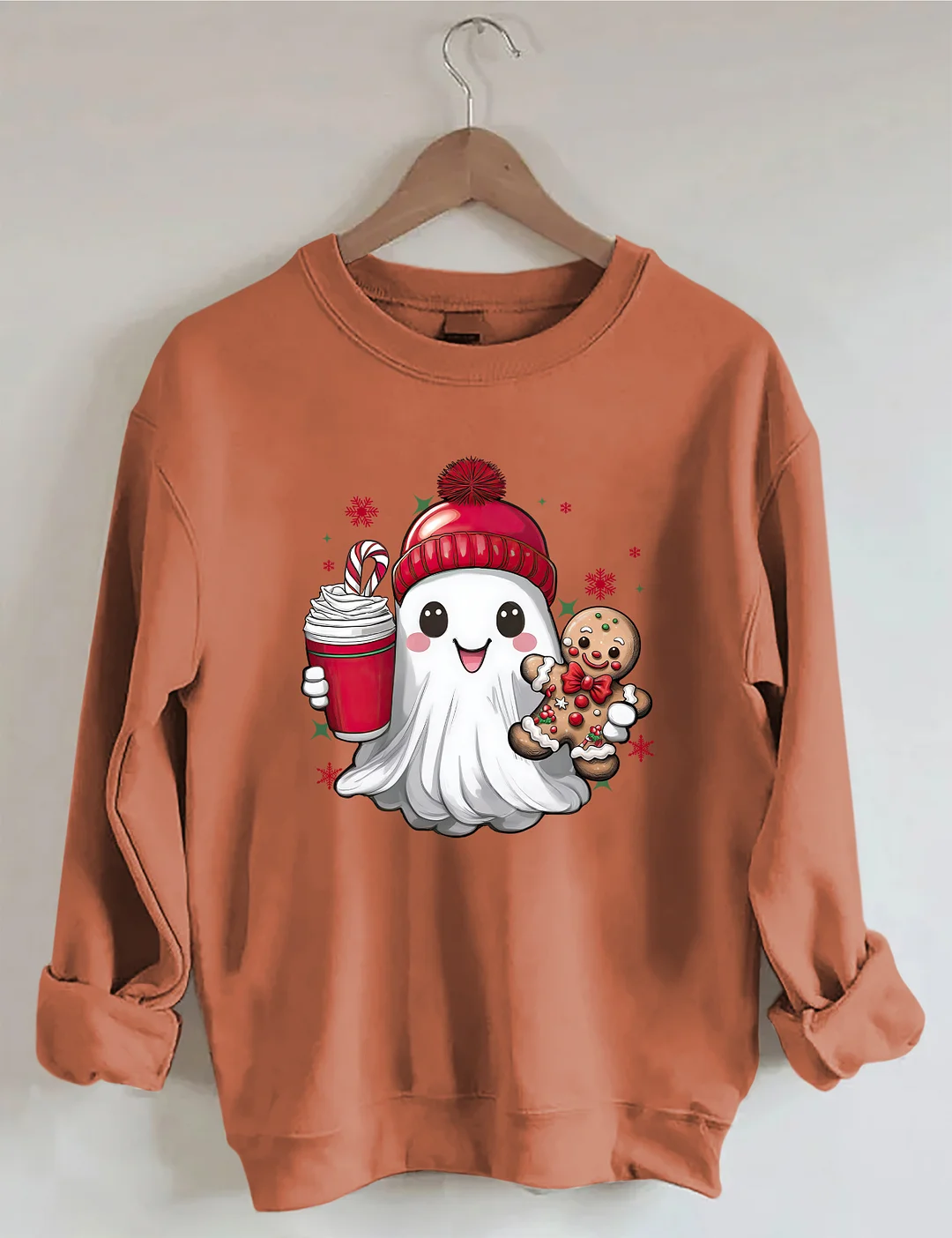 Cute Christmas Ghost Sweatshirt