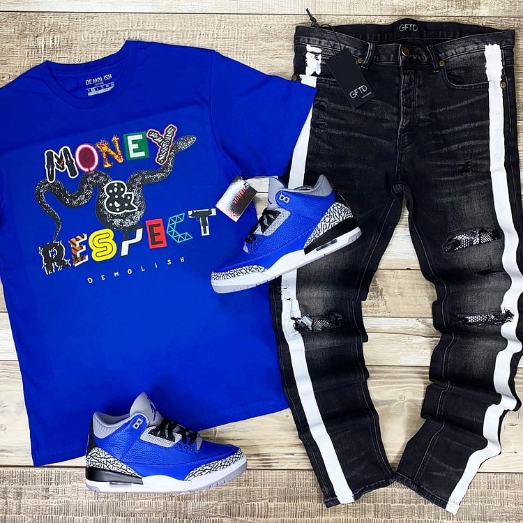 Chief Printed Short Sleeve T-Shirt 65ad&3172