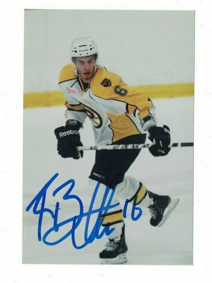 Ryan Button Providence Bruins Signed 4x6 Hockey Photo Poster painting W/Our COA