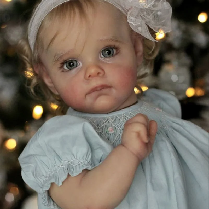 17"&22" Reborn Baby Doll Truly Real Lifelike & Realistic Weighted Toddler Handmade Blonde Hair Baby Xenia -Creativegiftss® - [product_tag] RSAJ-Creativegiftss®