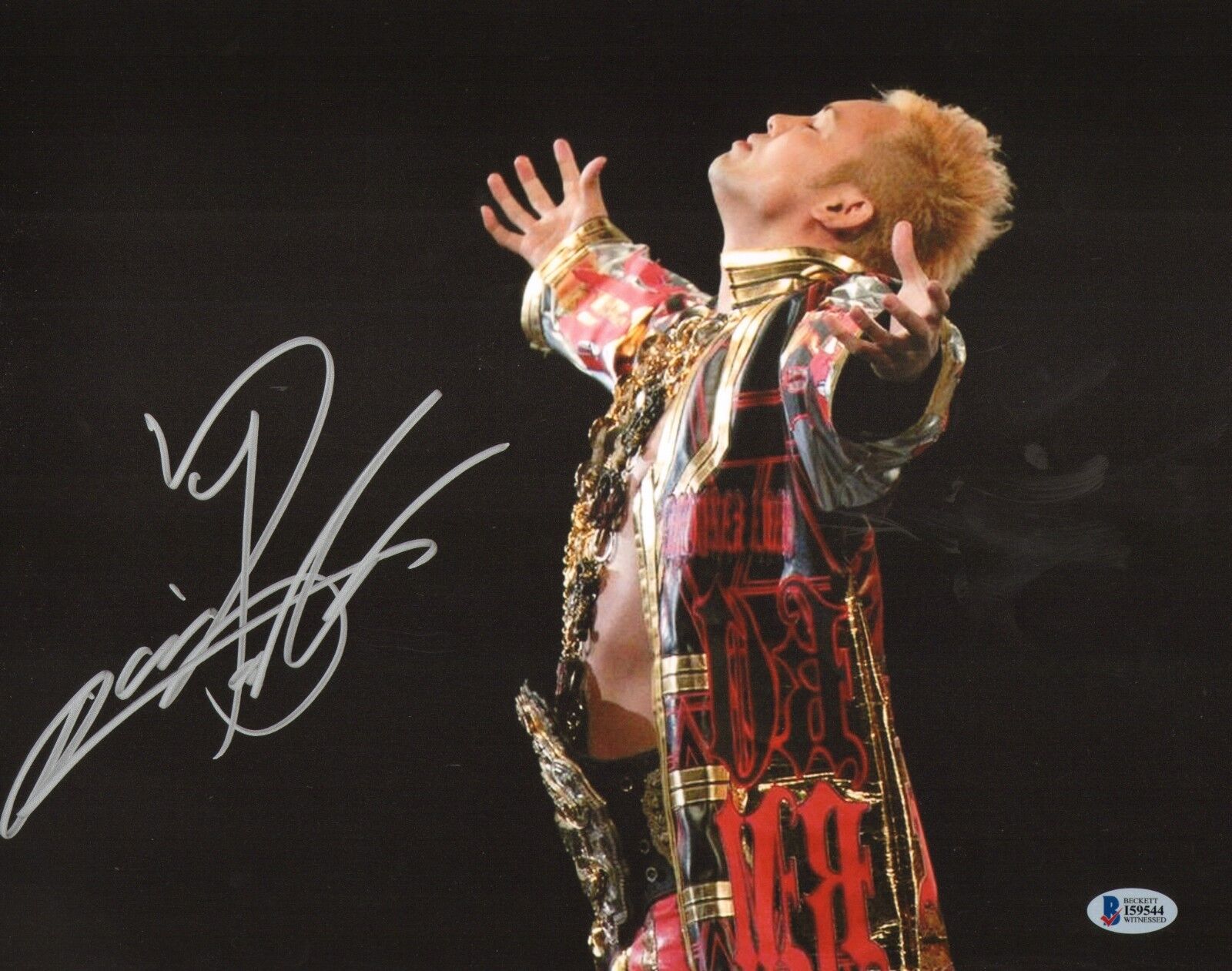 Kazuchika Okada Signed 11x14 Photo Poster painting BAS Beckett COA New Japan Pro Wrestling Auto