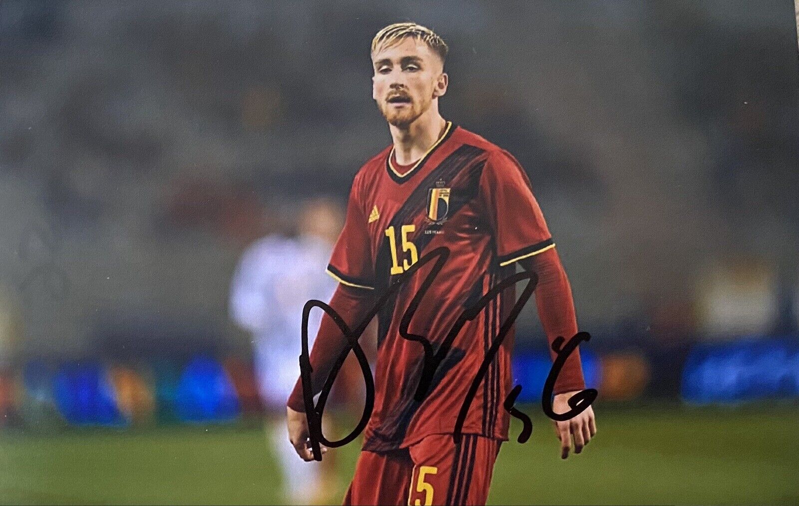 Alexis Saelemaekers Hand Signed Belgium 6X4 Photo Poster painting, See Proof