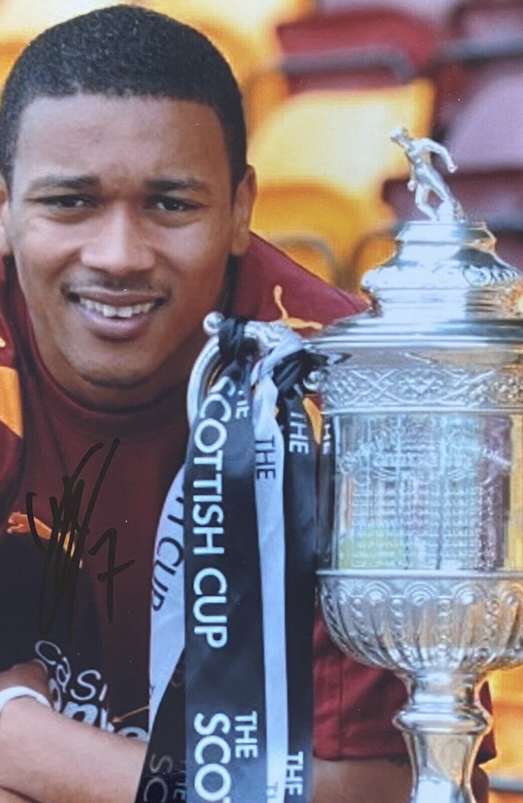 Chris Humphrey Genuine Hand Signed Motherwell 6X4 Photo Poster painting