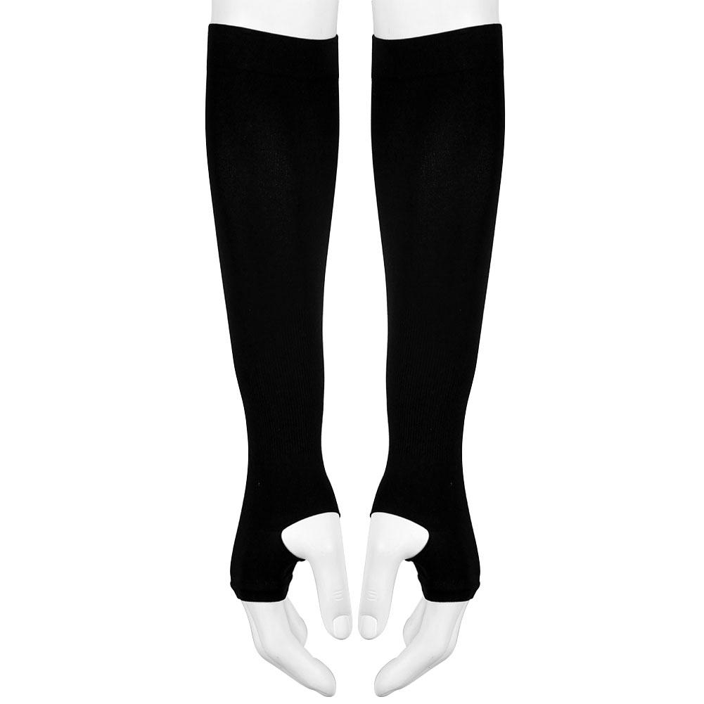 

Ice Silk Cooling UV Sun Protection Fingerless Sports Cuff Sleeves, Black, 501 Original