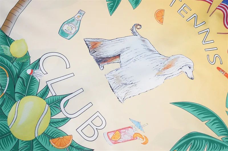 Casablanca 2023 new silk long-sleeved shirt