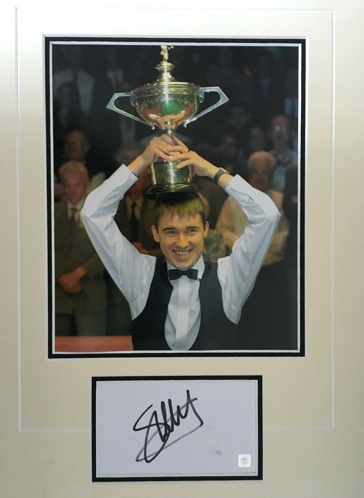 STEPHEN HENDRY - SNOOKER LEGEND - EXCELLENT SIGNED COLOUR Photo Poster painting DISPLAY