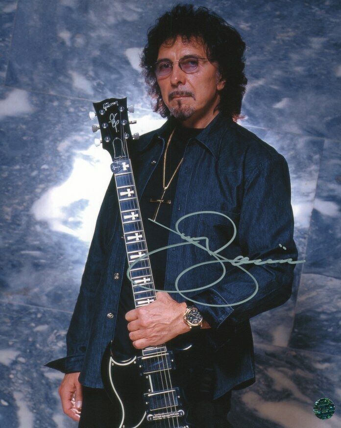 TONY IOMMI - Black Sabbath Autographed Original 8x10 Photo Poster painting LOA TTM