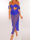 See-Through Strapless Two-Piece Suits
