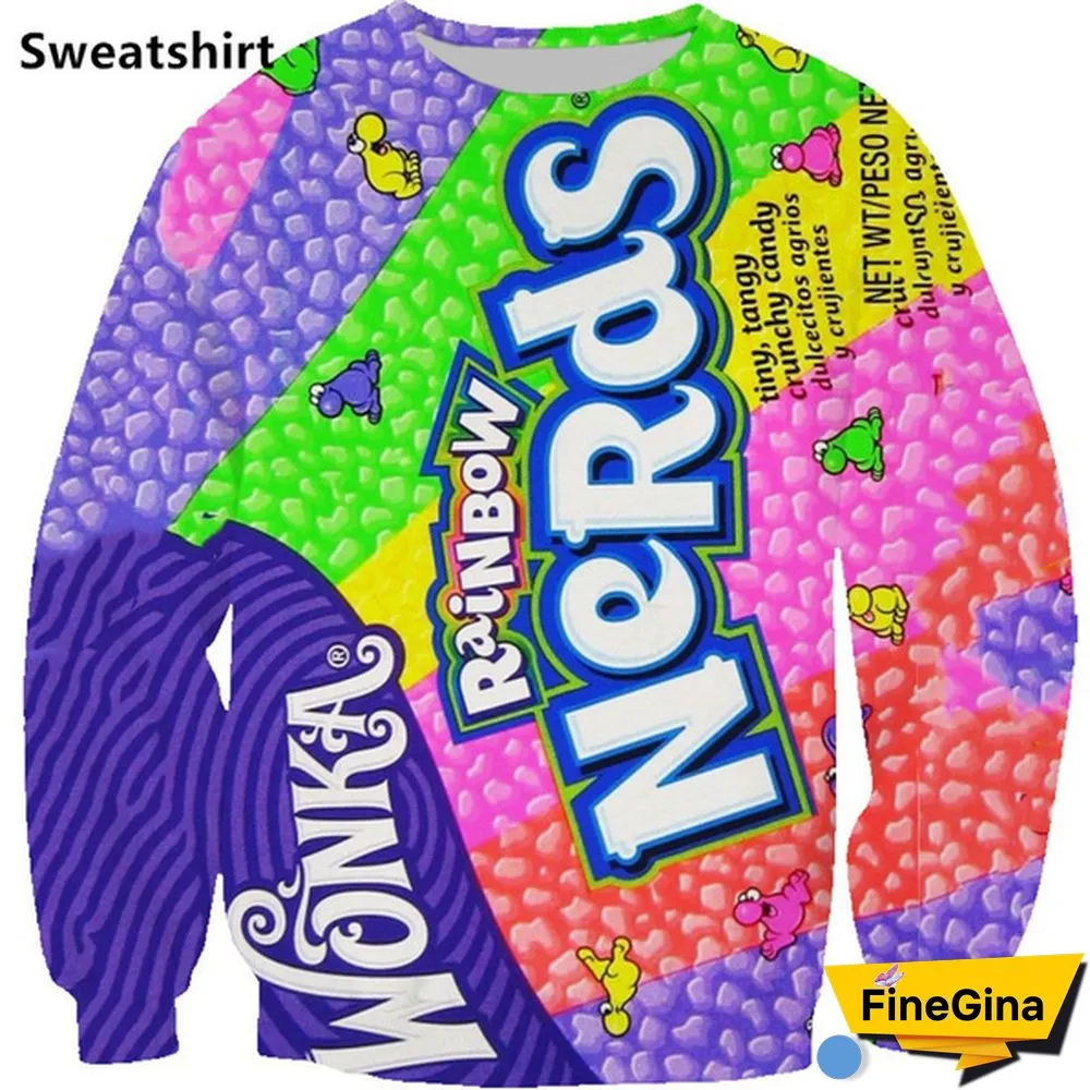 Fashion Nerds Candy Suits Men Women Casual T-Shirt/Sweatshirt/Hoodie/Trousers/Shorts(1Pac)