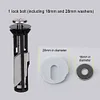 2pcs Heavy Duty Toilet Seat Fastener Bolt Kit Stainless Steel Toilet Seat Screws