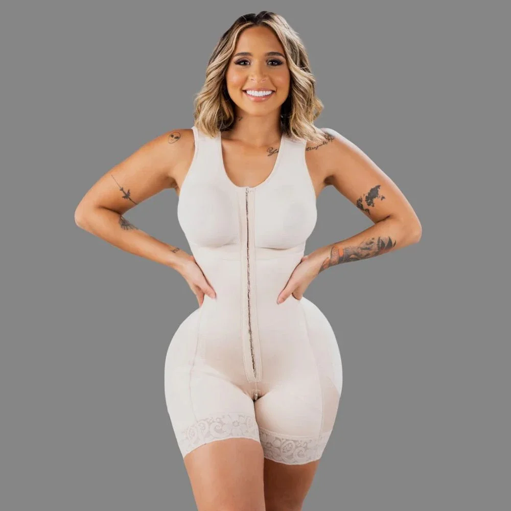 Billionm Double Full Body Stage 2 Faja With Bra Women Underbust Body Shapewear Bodysuit