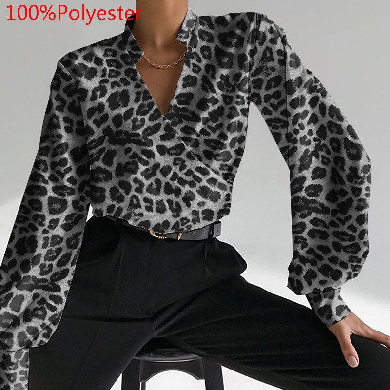 Leopard Casual Irregular Hem Sexy Streetwear