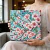 Framed Diamond Painting - Special Shaped - Peach Blossom(25x25cm)