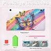 (25cm)Rainbow Butterfly PU DIY Diamond Painting Tissue Box for Beginners Adults