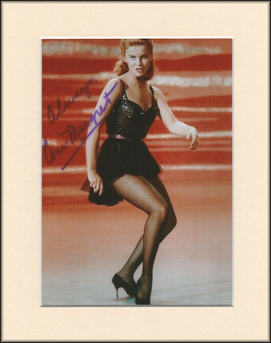 ANN MARGRET VIVA LAS VEGAS GRUMPY MEN PP SIGNED AUTOGRAPH Photo Poster painting PRINT MOUNTED