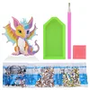 Diamond Painting Acrylic Multi-Color Dragon Ornament Kids Gift