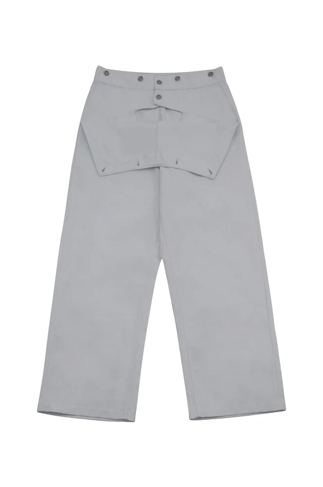   Kriegsmarine German White cotton EM Trousers Klapphose German-Uniform