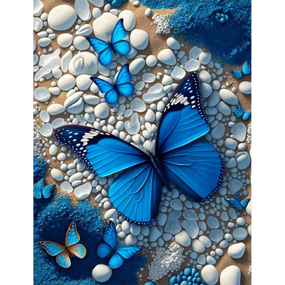 Full Round Diamond Painting - Butterfly(30*40cm)