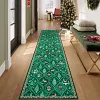 🎅🎄Tapis de No&euml;l Doux et Antid&eacute;rapant pour la D&eacute;coration de la Maison