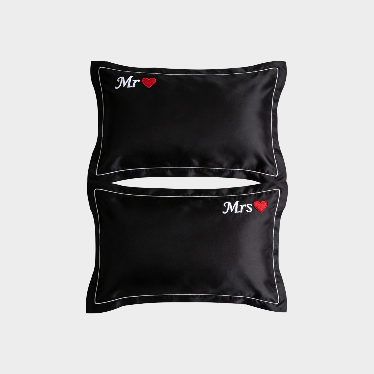 2-Piece Romantic Vibes Silk Envelope Pillowcases REAL SILK LIFE