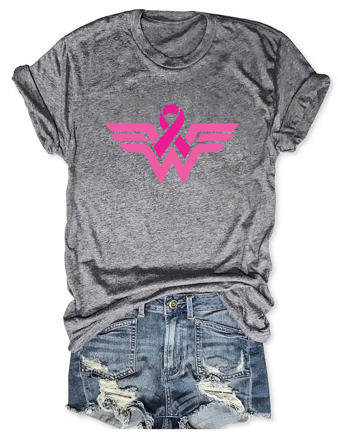Cancer Ribbon Wonder T-Shirt