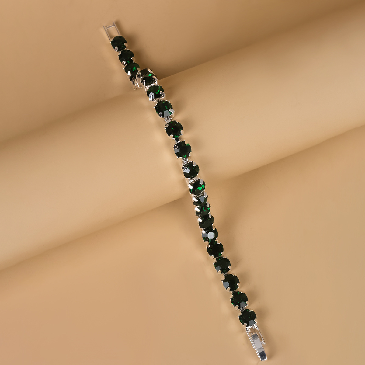Simple Vintage Green Crystal Women's Bracelet | Oxredo Shop Ramadan Sale