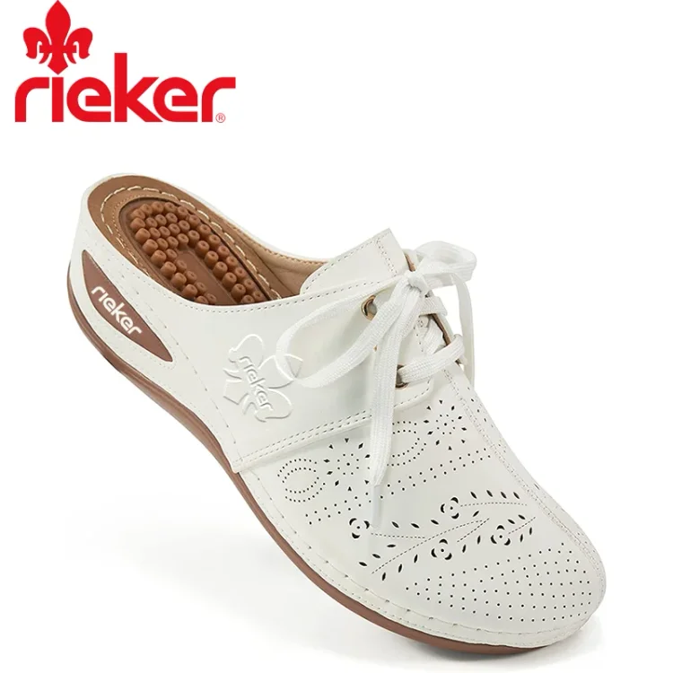 Nowe damskie sandały na koturnie Rieker® z masażem i wsparciem łuku stopy