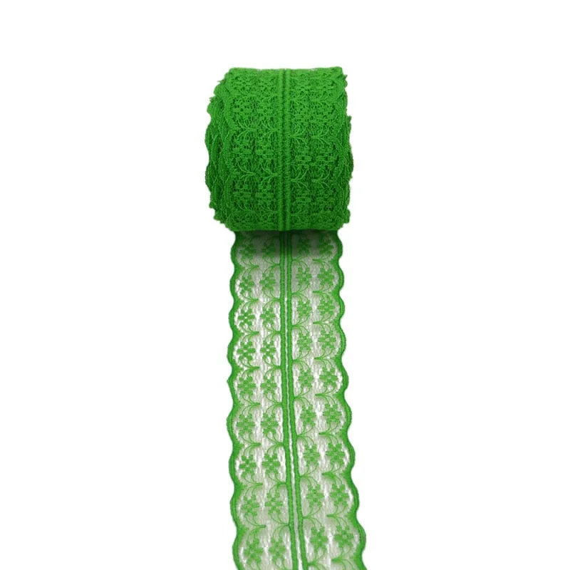 10m/lot 4.5cm Lace Ribbon Lace Trim Fabric Rustic Wedding Decoration Handcrafted Embroidered Sewing Clothes Dress DIY Material