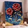 DIY Framed Pearl Painting - Handmade Self - Adhesive Pearls - Rose