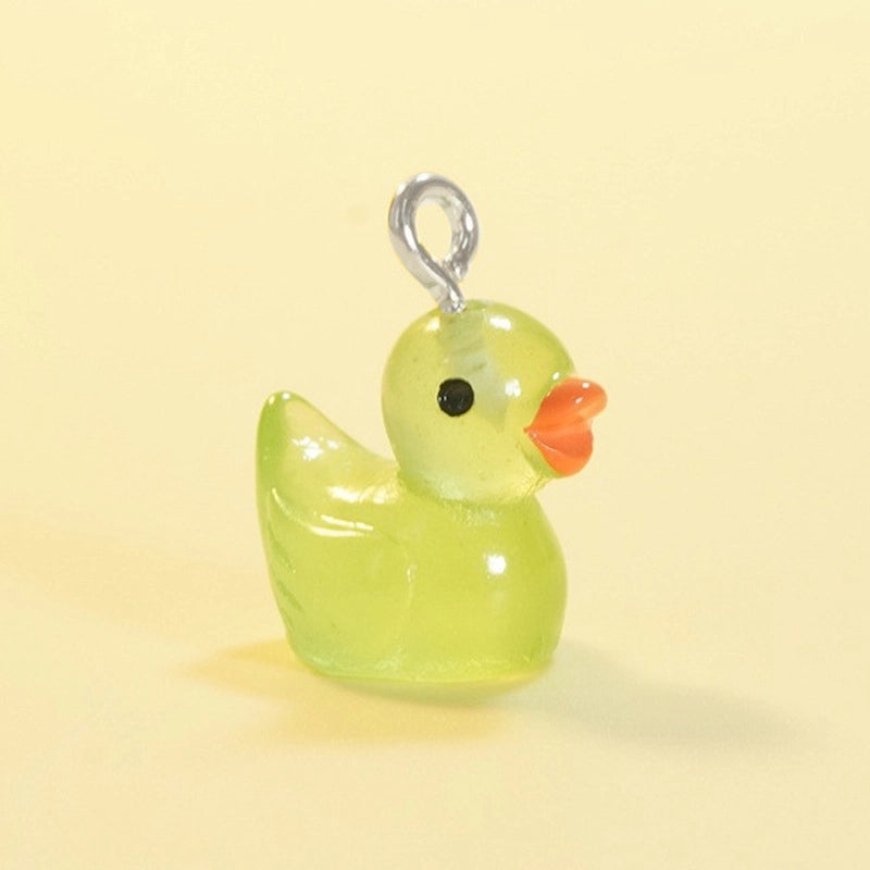 Luminous Diy Jewelry Resin Accessories Handmade Material Keychain Pendant Bracelet Sheep Eye Nail Little Duck
