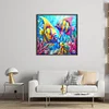 Diamond Painting-5D Full Round Drill Butterfly Fish(40*40 CM)