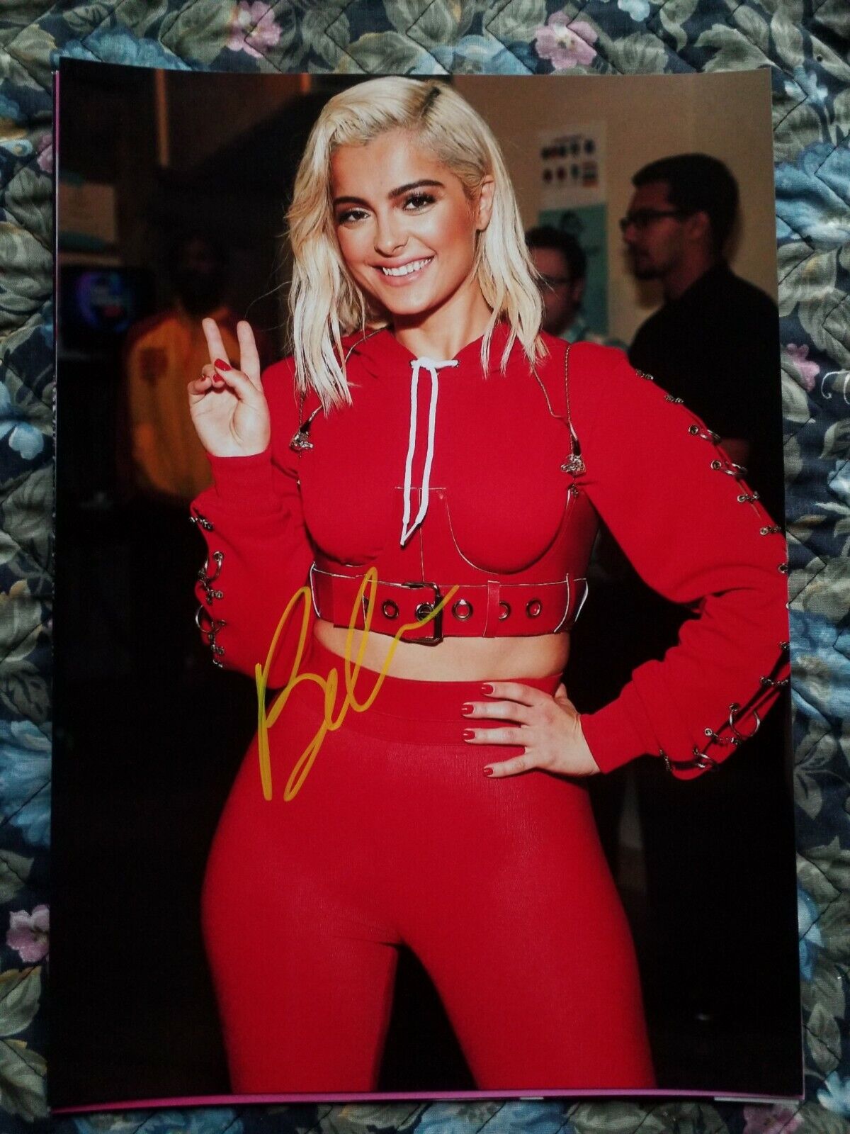 Bebe Rexha Authentic Signed Autographed Singer - Songwriter 8.2 x 11.5 Photo Poster painting