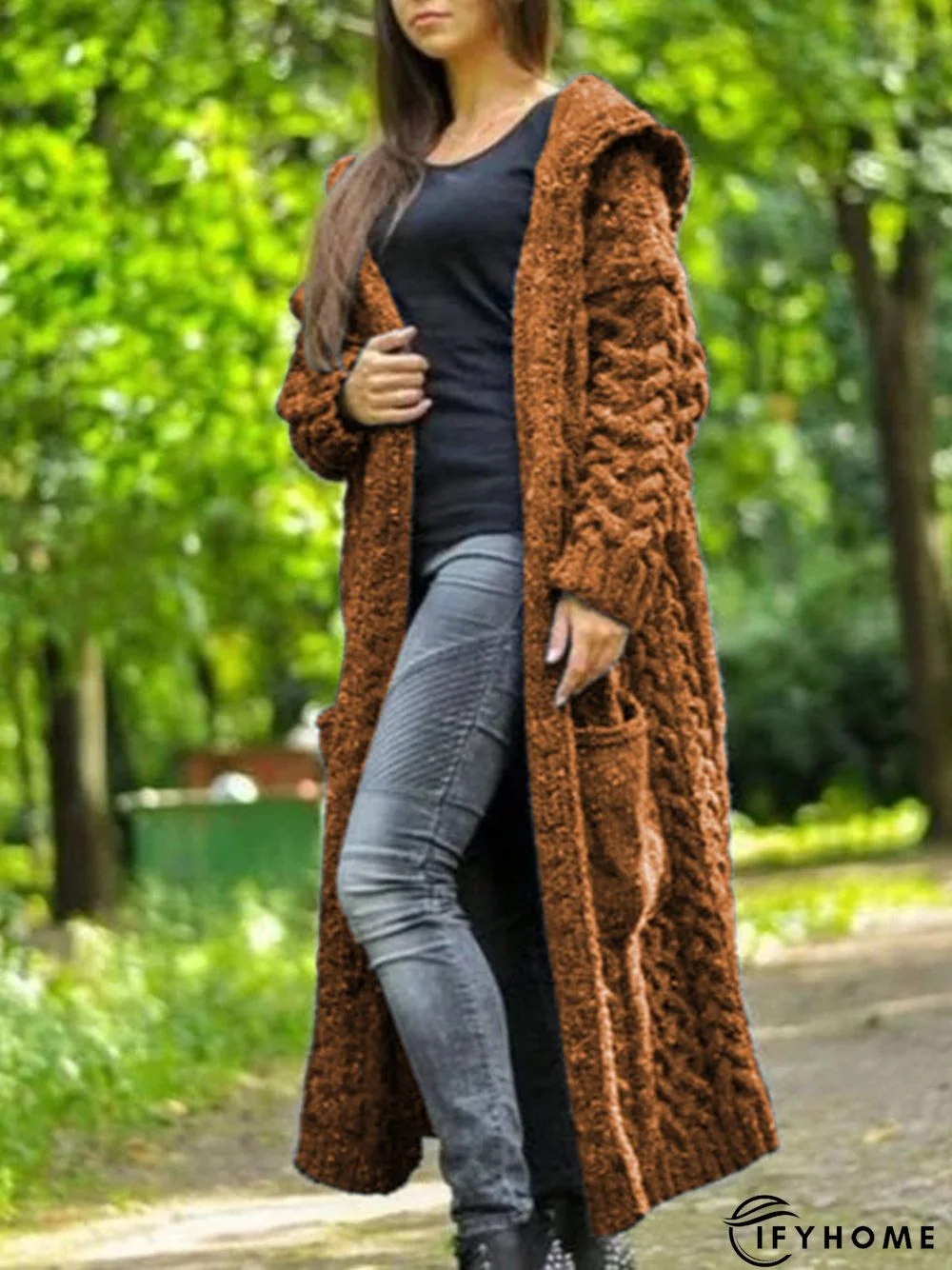 Knitted Casual Cardigan | IFYHOME
