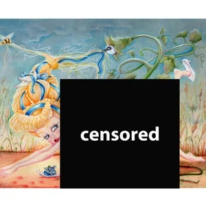 pornhint Pornhint Nude pin up and her pumpkin pop surrealism, Sensual fine art by Florence BretŽcher