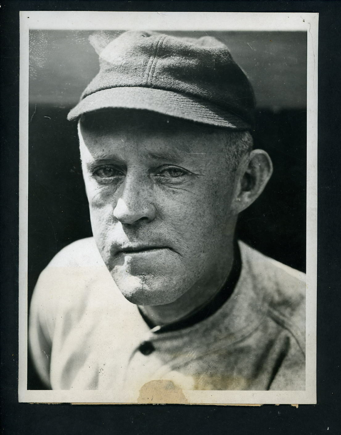 Johnny Evers 1924 Type 1 Press Photo Poster painting Chicago Cubs