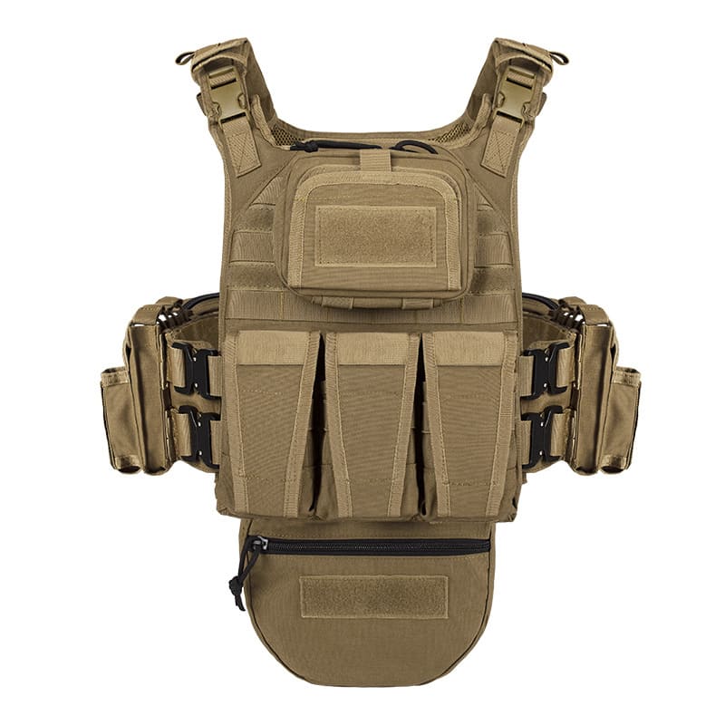 Multi-function Quick Release Snake Buckle Bulletproof Vest Adjustable MOLLE Tactical Vest