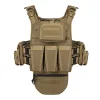 Multi-function Quick Release Snake Buckle Bulletproof Vest Adjustable MOLLE Tactical Vest