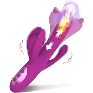 Trident 4-in-1 Vibrator: Heating, Telescopic, Swinging, and Tongue-Licking Functions