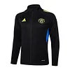 25/26 Manchester United Black long zipper  Training Jacket Set