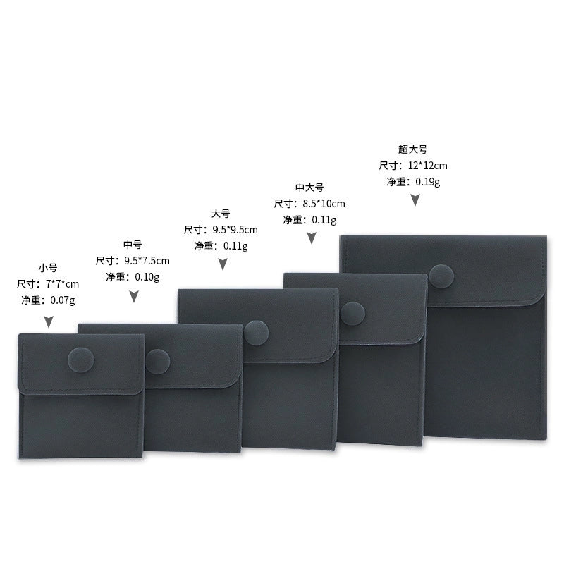 Minimalist Solid Color Cloth Jewelry Packaging Bags