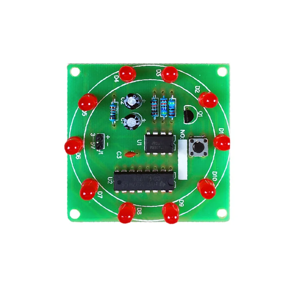 DIY Electronic Lucky Turntable Kit Electronic Components kit Lottery Welding Parts Assembly Soldering Practice Kit
