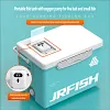 Mini fishing box with oxygen pump, fish and shrimp tank, live fish tank, oxygenated, thickened and insulated, suitable for sea fishing