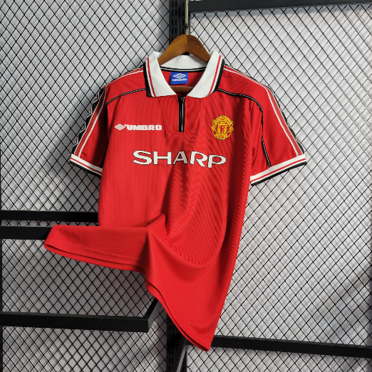 1998/1999 Manchester United Retro home Football T-Shirt
