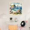 Seaside Scenery-11CT Stamped Cross Stitch 40*40cm/15.75*15.75in tapestrymarket