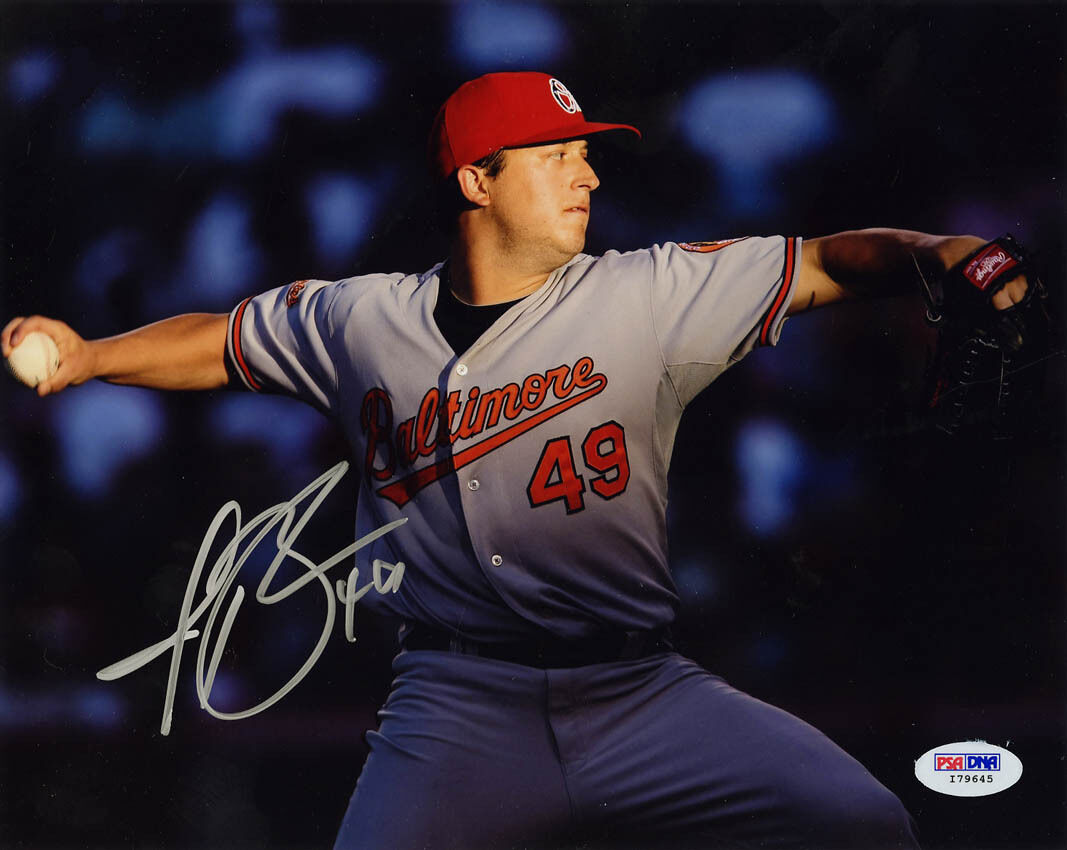 Jason Berken SIGNED 8x10 Photo Poster painting Baltimore Orioles PSA/DNA AUTOGRAPHED