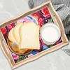 DIY Diamond Painting Wooden Tray Food Tray with Handle Living Room Decoration Donut Wooden Tray Kit