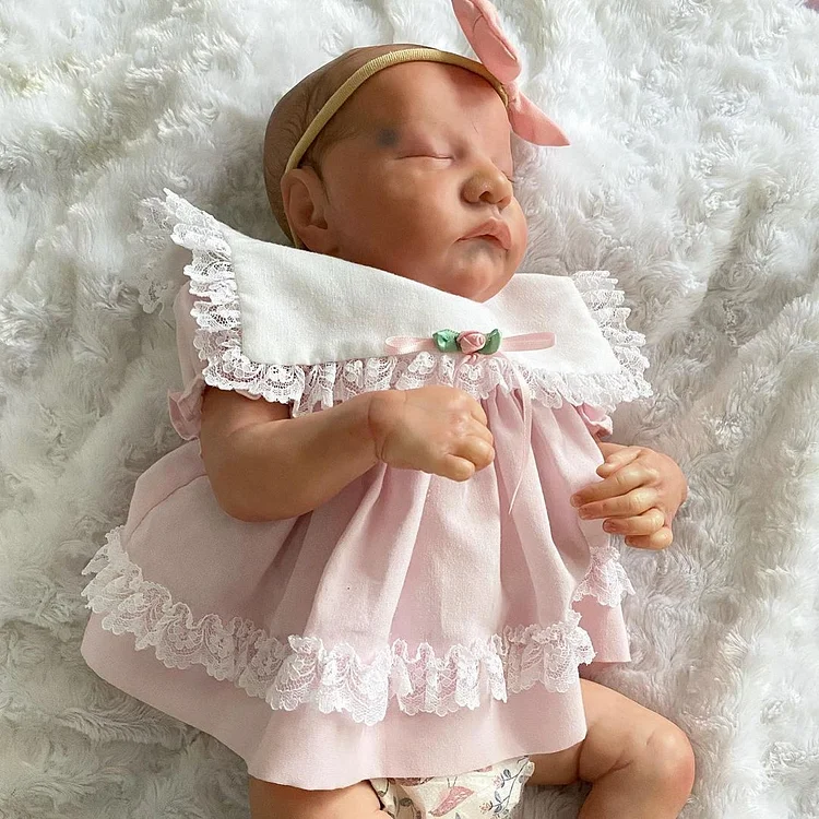 20'' Real Lifelike Reborn Baby Baby Doll Named Eleanor
